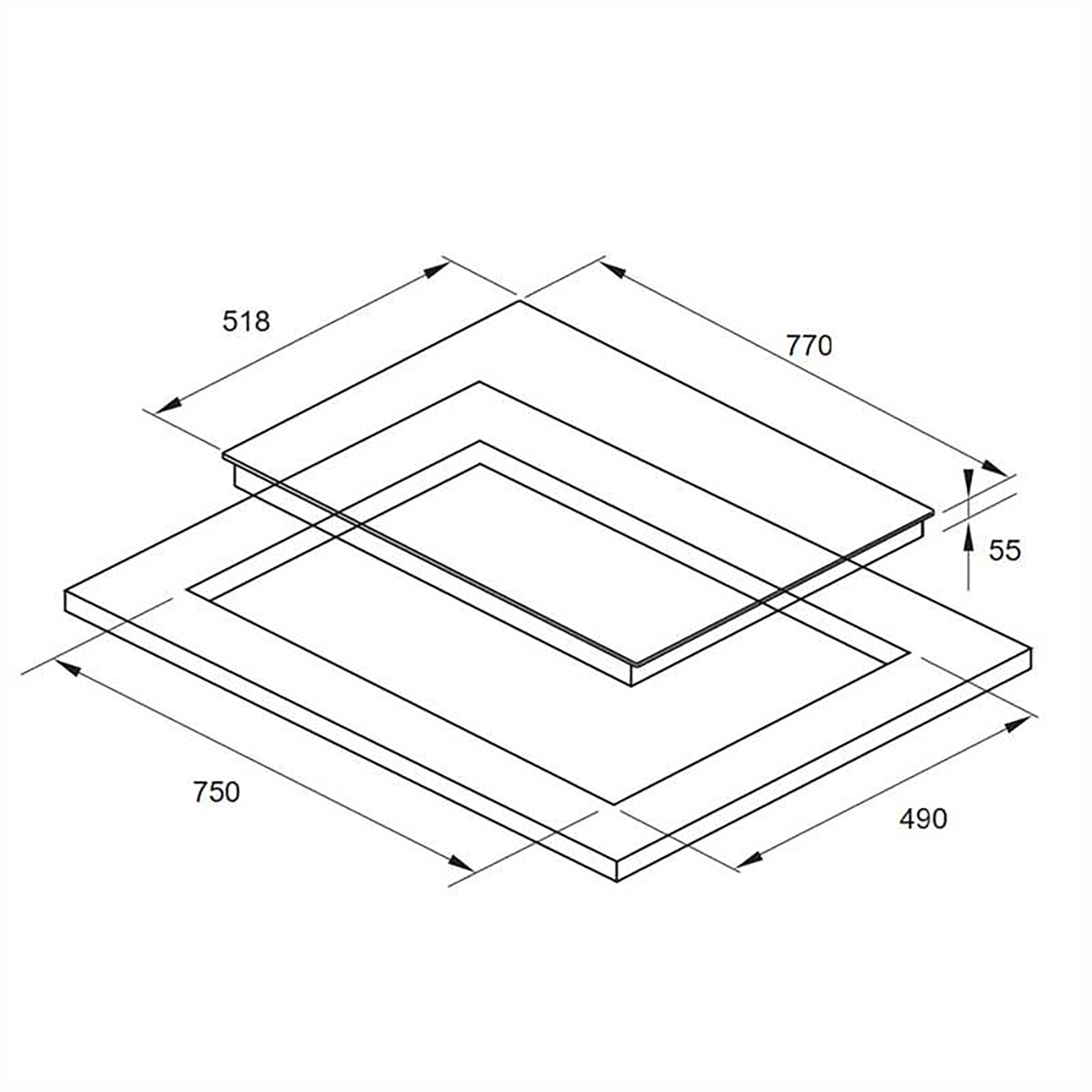 Bếp từ 4 vùng nấu fagor if-zone74bs, IF-ZONE74BS, bếp từ fagor, bếp từ 4 vùng nấu, bếp fagor, bếp 4 vùng nấu từ, Bếp từ 4 vùng nấu Fagor IF-ZONE74BS, bếp từ kết hợp vùng nấu tự động, fagor
