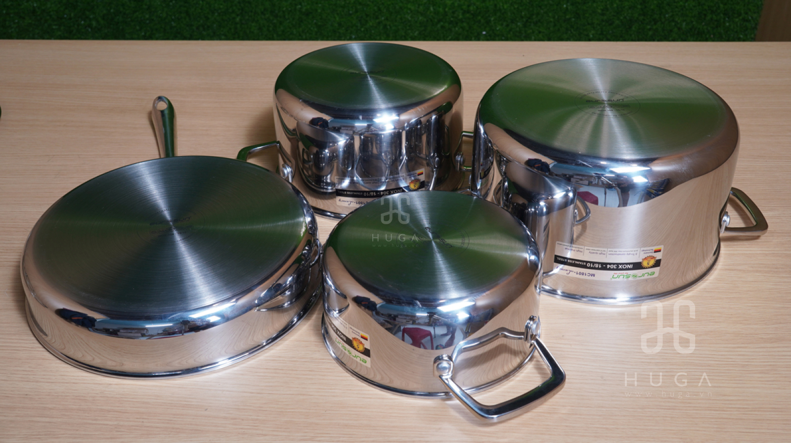 Bộ nồi inox Eurosun MC1801 Luxury, Bộ nồi inox Eurosun MC1801 Luxury, Nồi inox chất lượng, nồi inox Eurosun MC1801 Luxury, Nồi nấu bếp từ, Nồi inox chất lượng, Bộ nồi inox nấu bếp từ