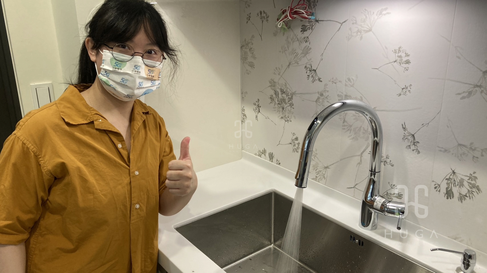 Vòi rửa chén cảm biến rút dây cao cấp km6071ec, KVK KM6071EC, Vòi Rửa Chén Cảm Ứng Nhật Bản KVK KM6071EC , KM6071EC, vòi KVK, Vòi rửa cảm ứng km6071ec , vòi cảm ứng km6071ec, 6071ec kvk