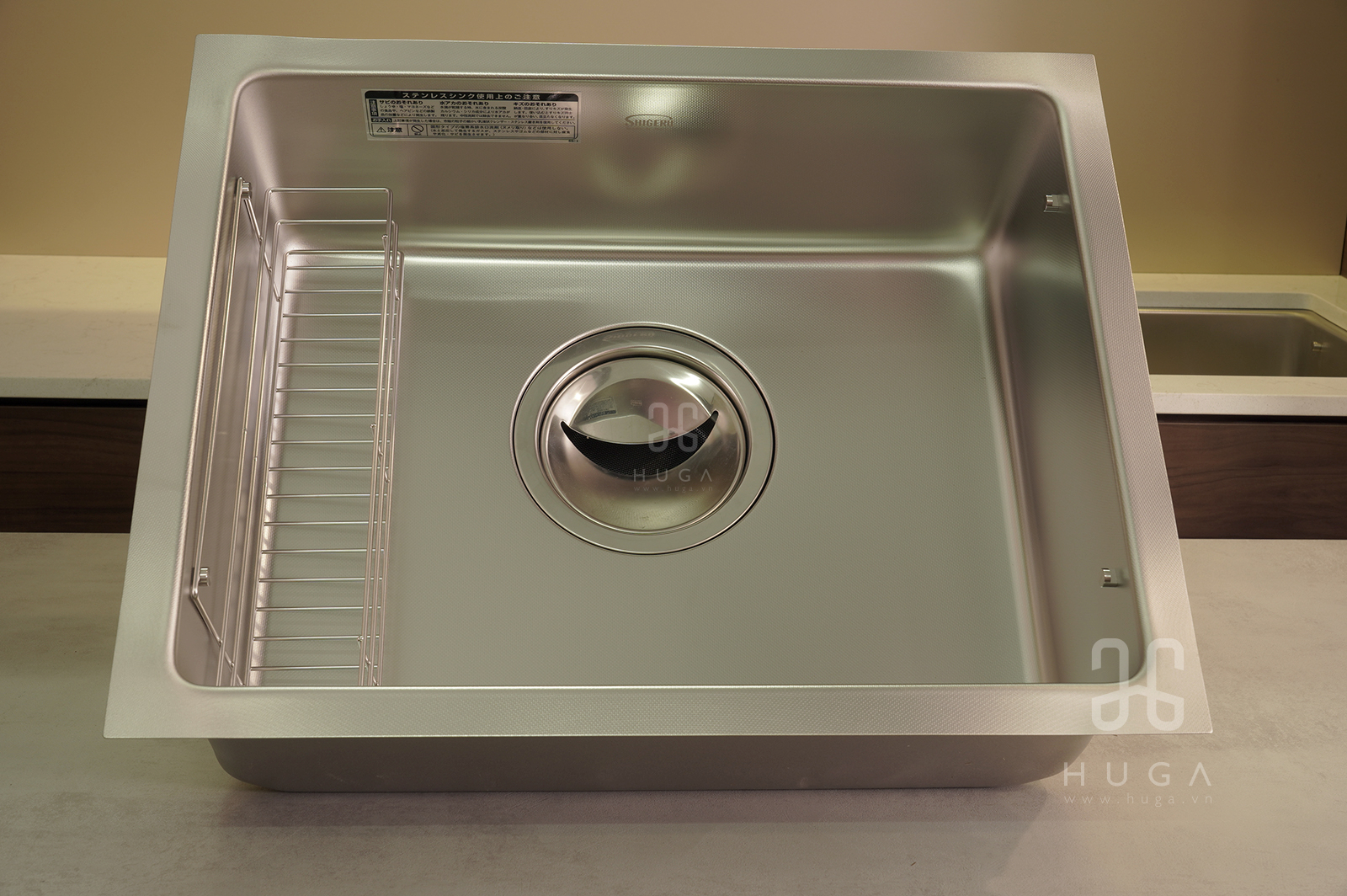 Chậu rửa chén nhật shigeru hạt sần LE JSS-K FS, LE JSS, Chậu rửa chén nhật shigeru hạt sần LE JSS-K FS, chậu rửa cho bàn đảo, chậu kích thước bàn đảo, chậu nhỏ cho đảo, chậu LE JSS K FS, chậu shigeru bàn đảo