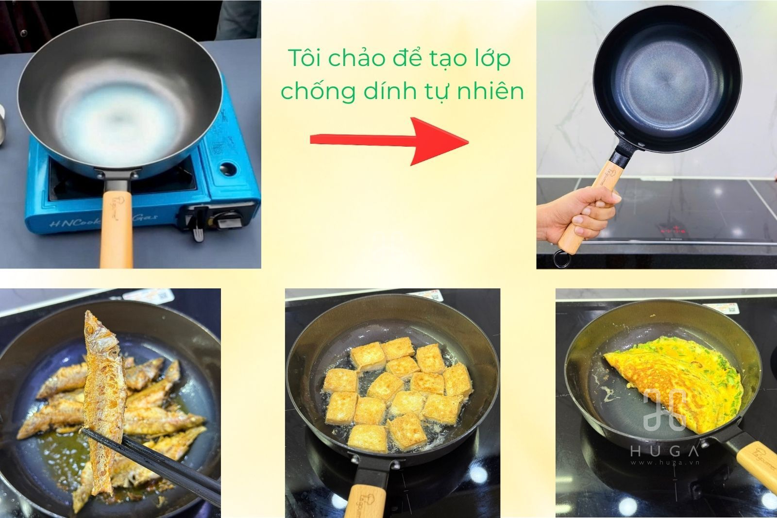 Chảo gang Nitrigan La gourmet