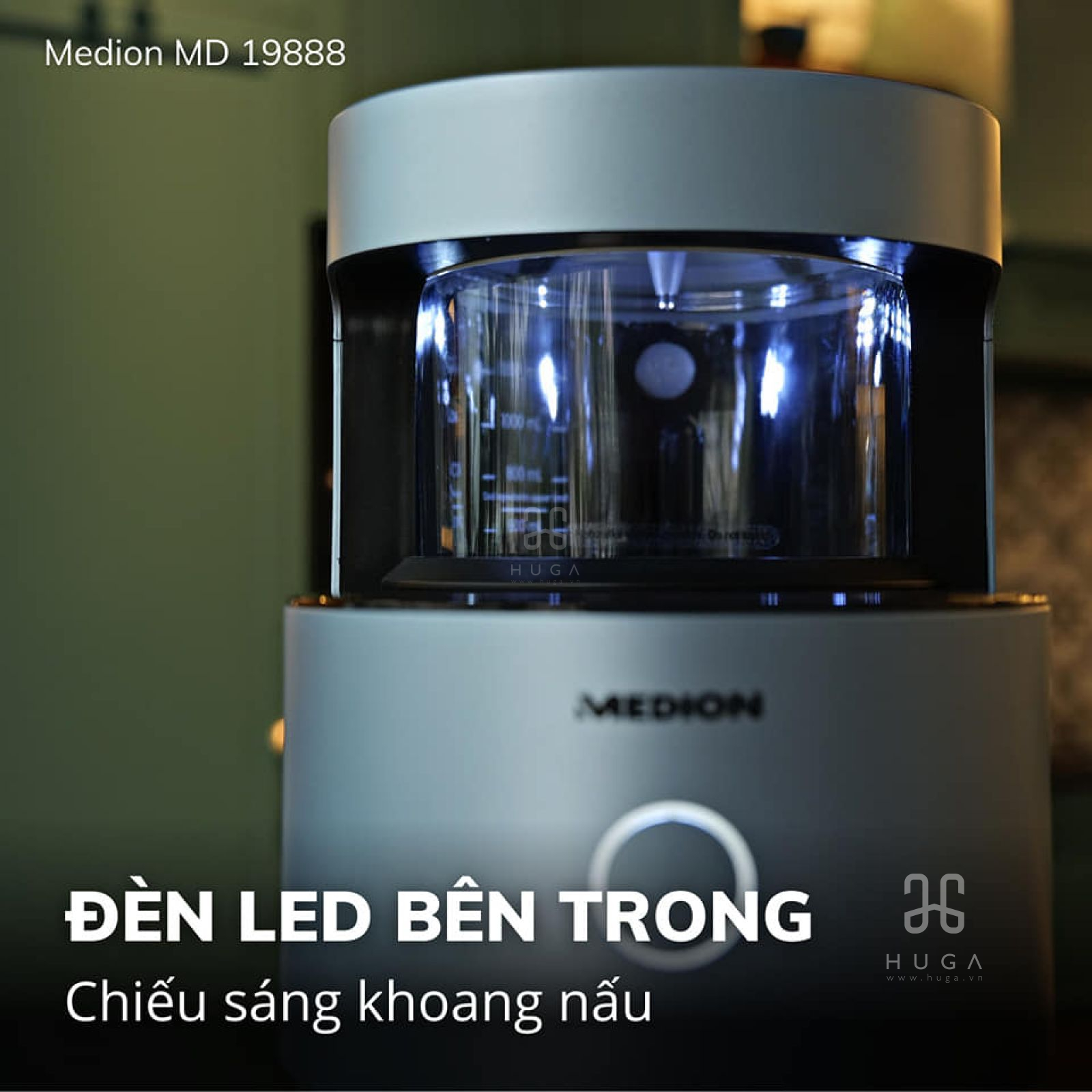 đèn led trong khoang nấu medion md19888