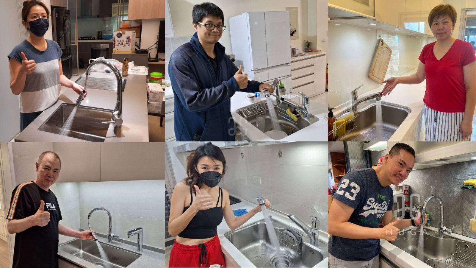 mẫu vòi rửa chén Nhật kvk được ưa chuộng