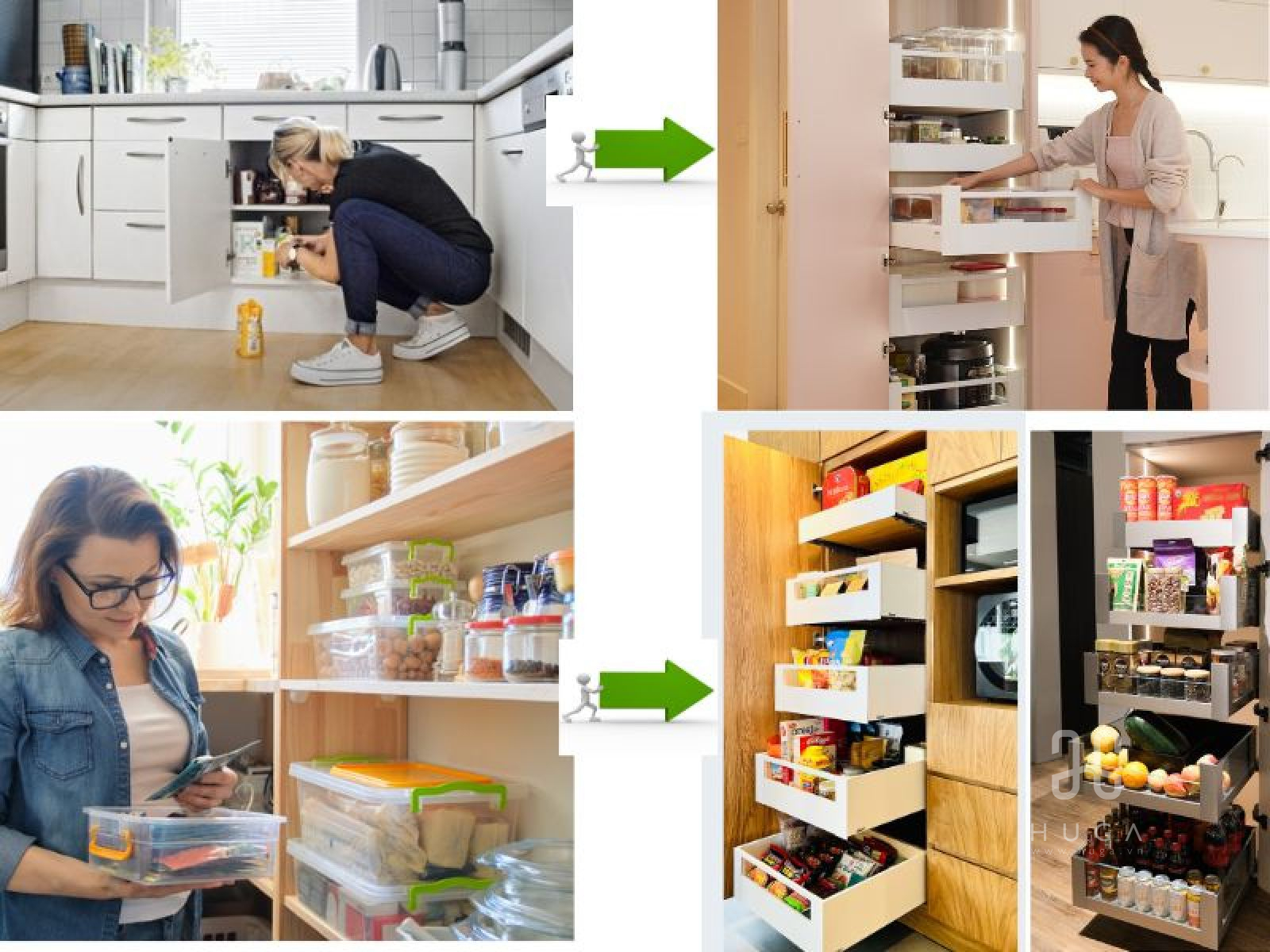 5 giải pháp Blum hiệu quả trong tủ bếp 