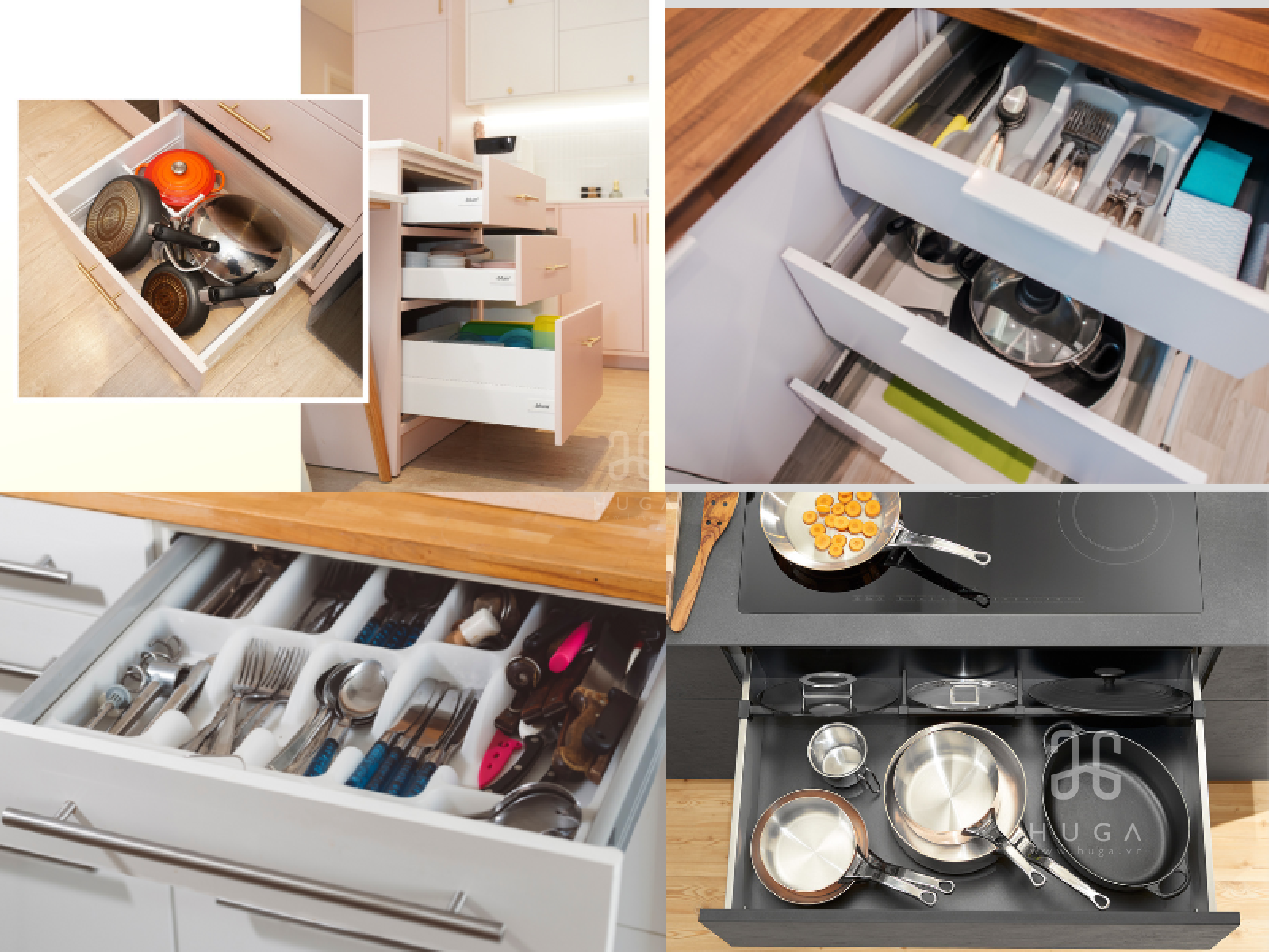 5 Quy tắc vàng để sắp xếp và lưu trữ trong khu vực nhà bếp