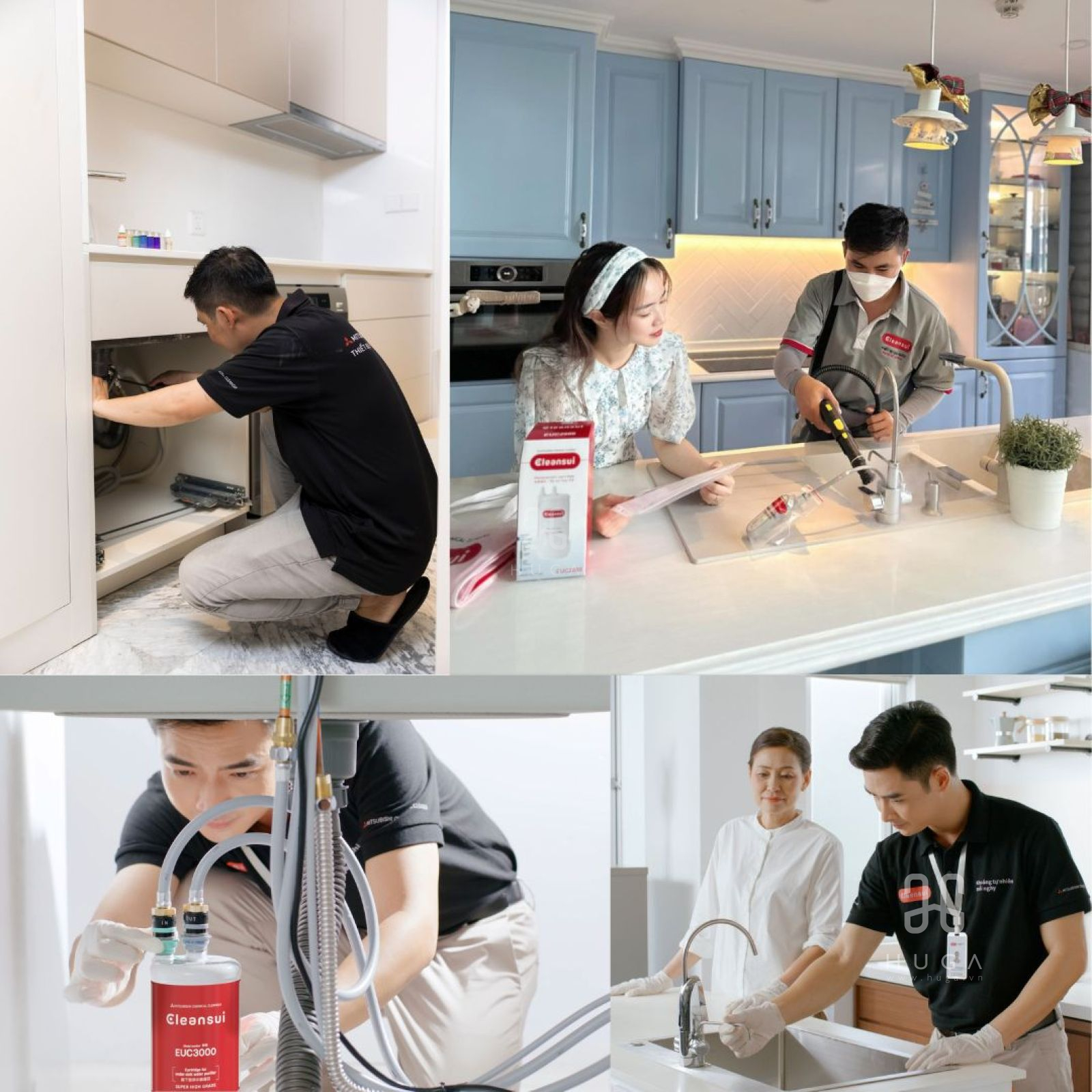 dịch vụ lắp đặt cleansui chính hãng