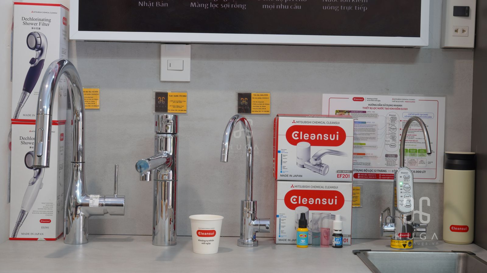 lọc nước mitsubishi cleansui tại huga đ&agrave; nẵng