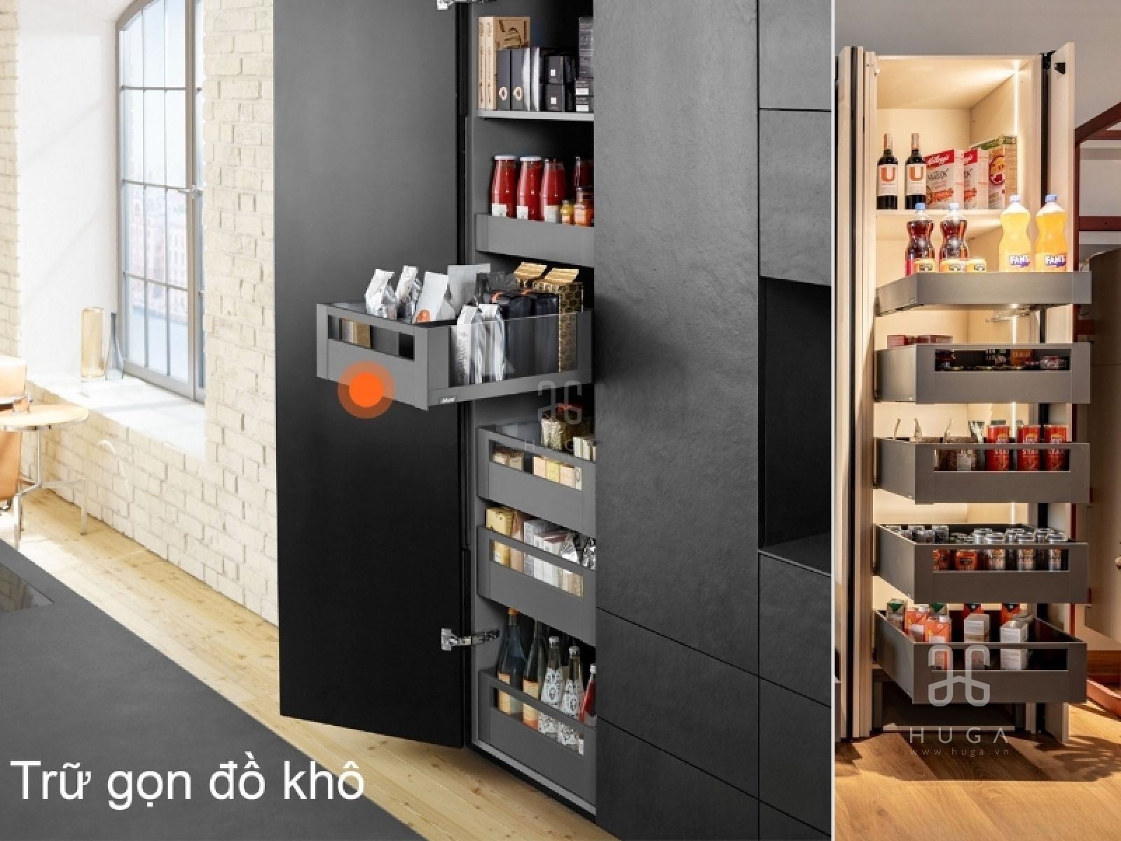 Space Tower &ndash; Giải ph&aacute;p tủ đồ kh&ocirc; lưu trữ lớn, lấy đồ cực thuận tiện