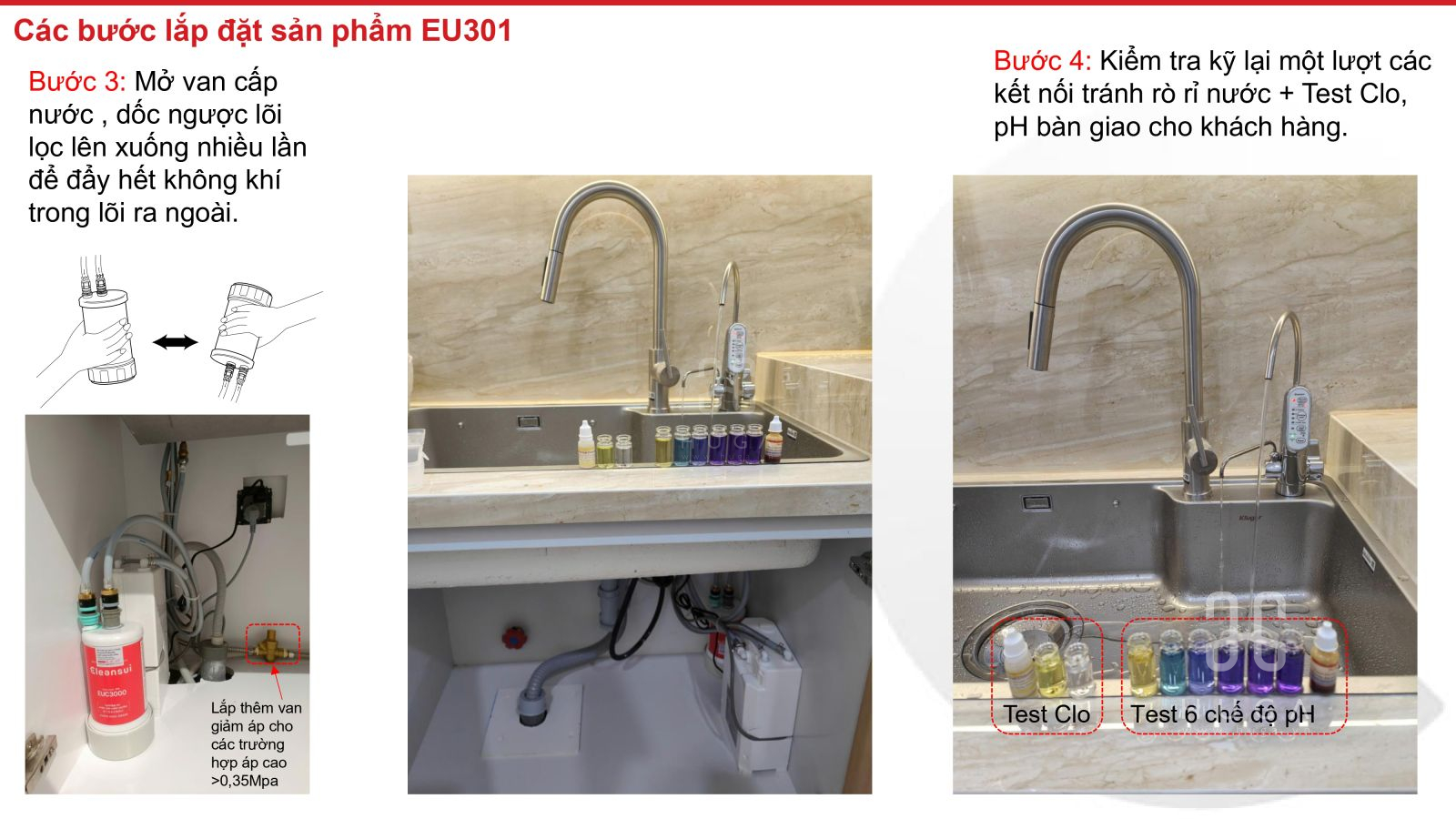 Lắp Lọc Nước Mitsubishi Cleansui EU301