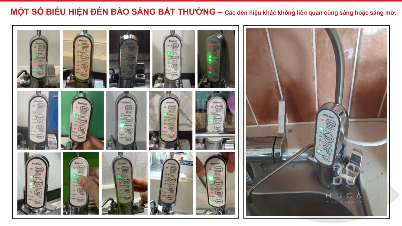 Lỗi Sử dụng Lọc Nước Mitsubishi Cleansui EU301