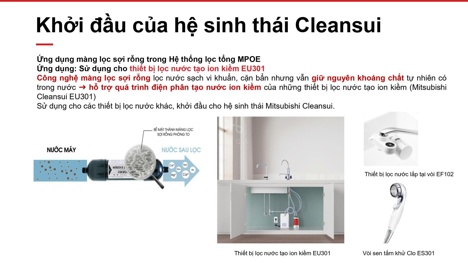 khởi đầu của nước sinh hoạt hiện nay