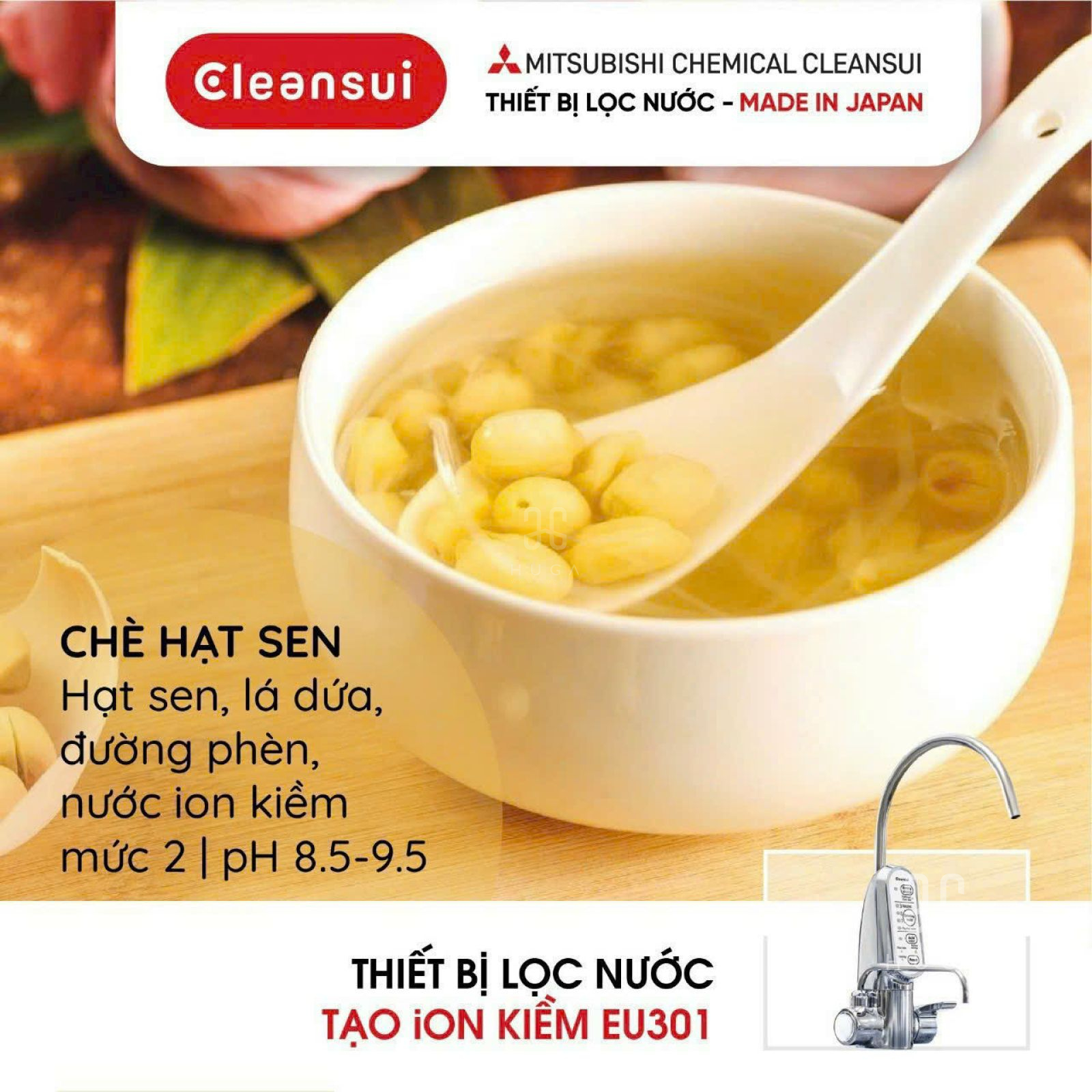 PH 8.5-9.5 của cleansui EU301 alkaline 2
