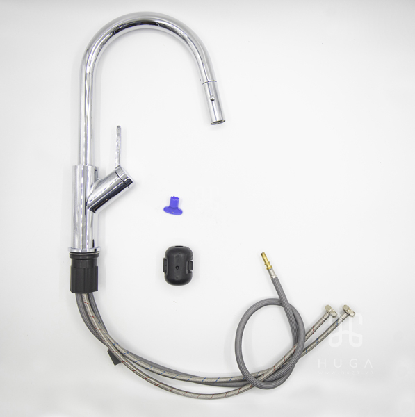 Vòi rửa dây rút Ponte Chrome