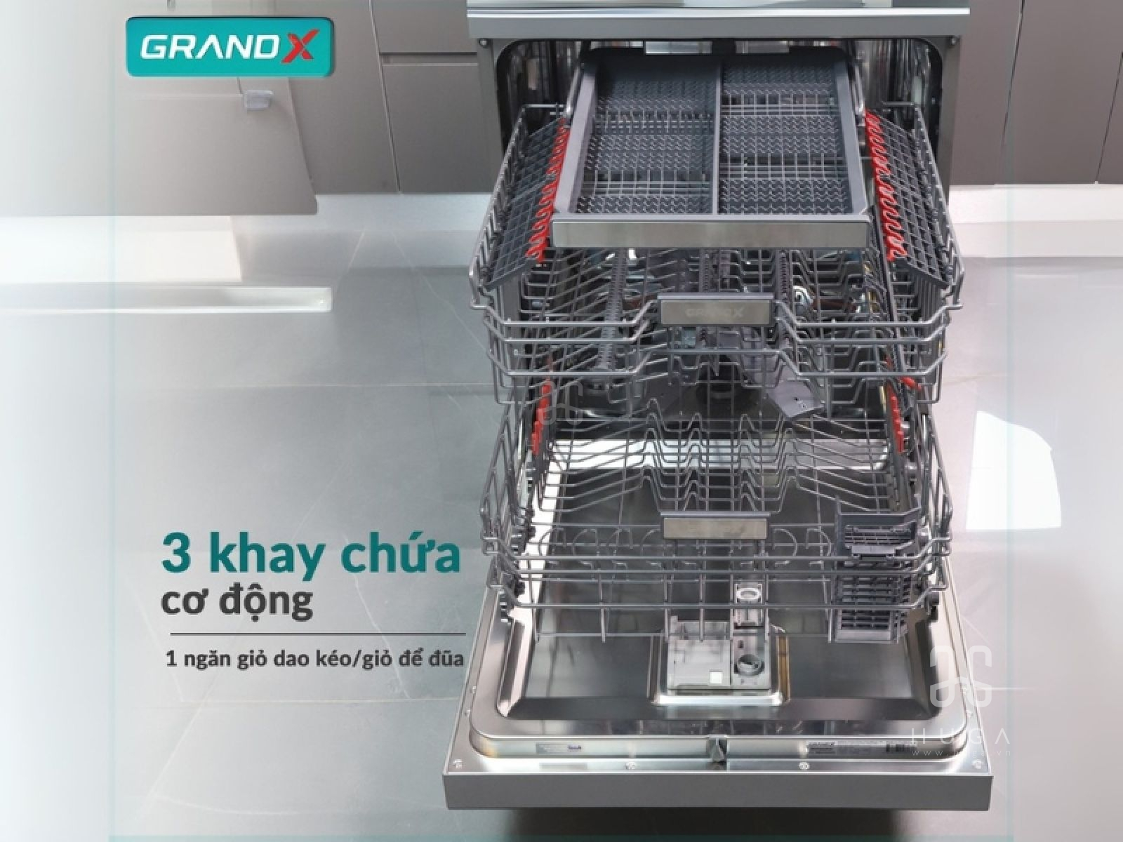 Máy rửa chén GrandX SMS8GX89B