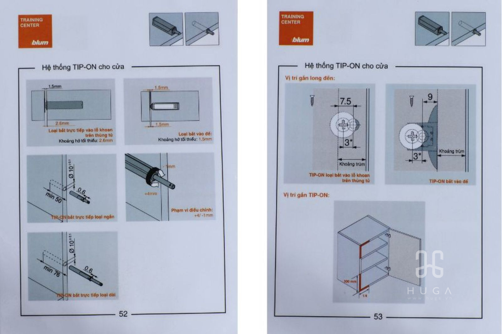 Tip-on nhân mở