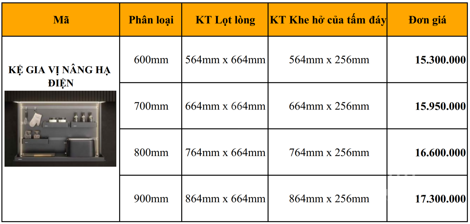 Gi&aacute; gia vị n&acirc;ng hạ điện HIGOLD Star Move Pro