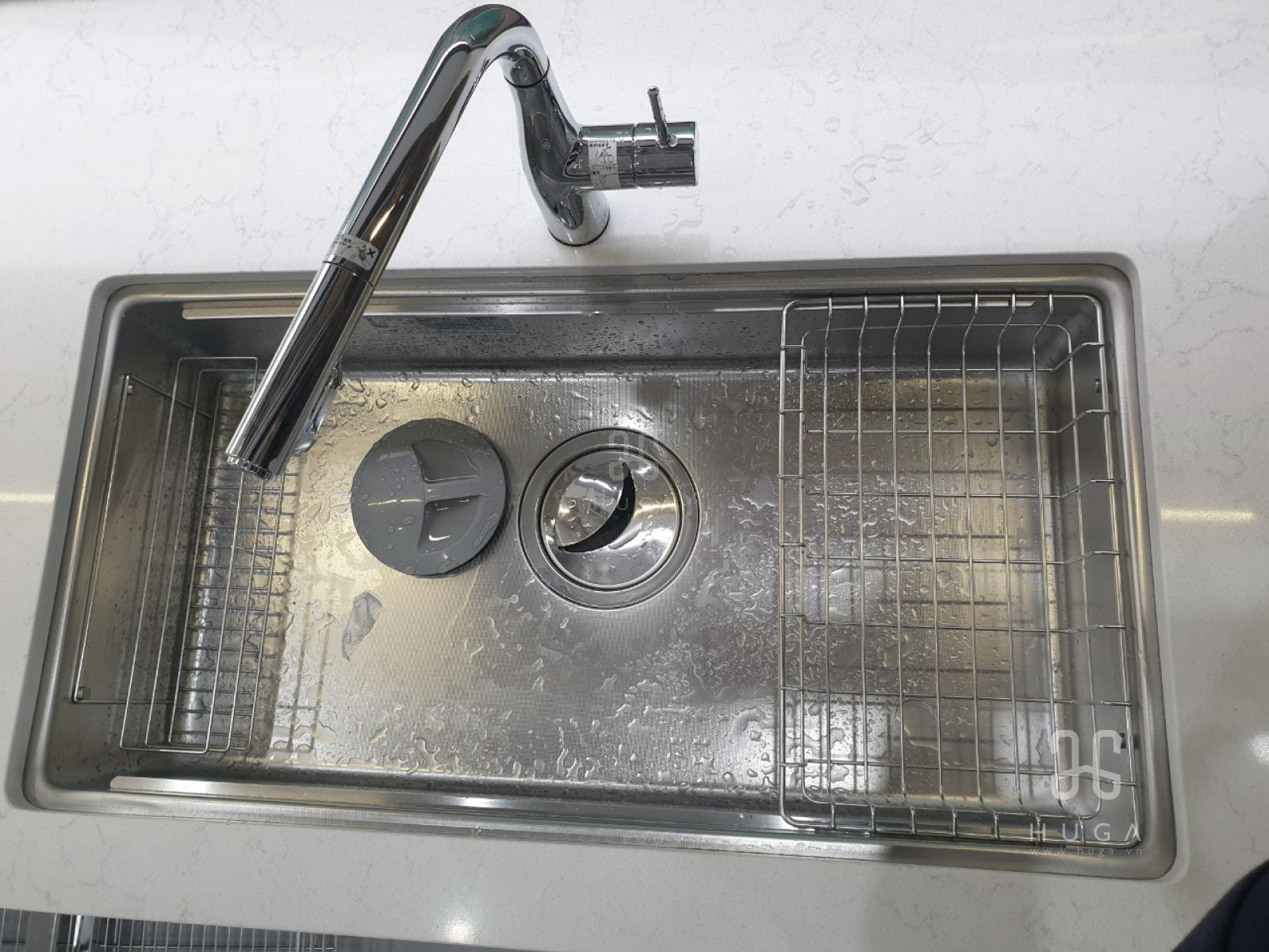 chậu rửa chén nhật shigeru LE JSL-K 2F FS