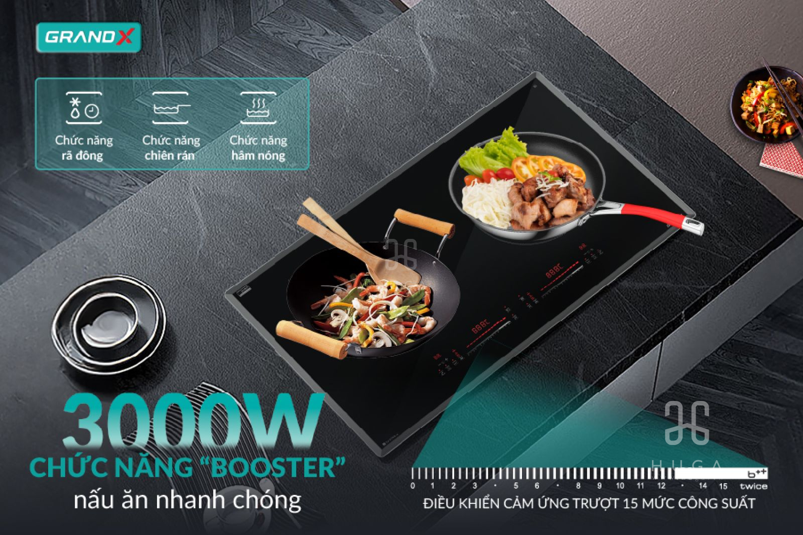 Bếp từ GrandX GX IP789LUX