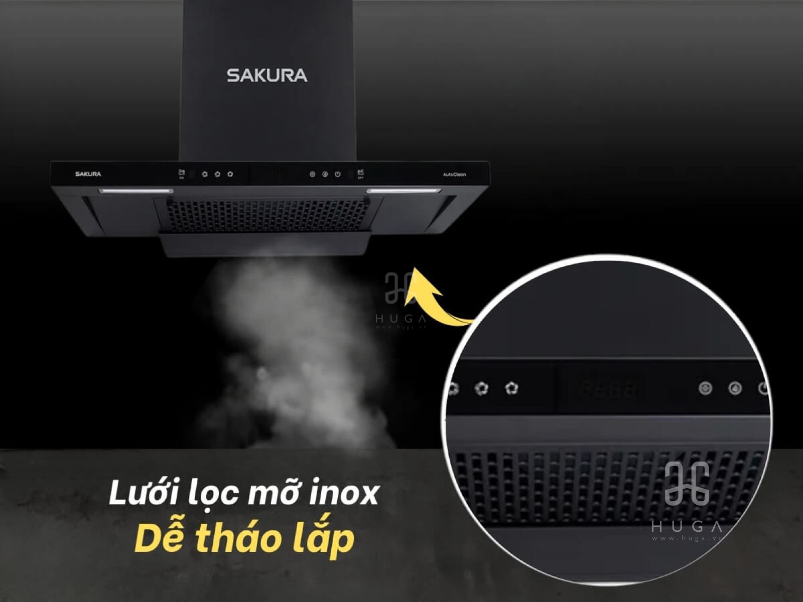 Hút mùi Sakura SR-7800B