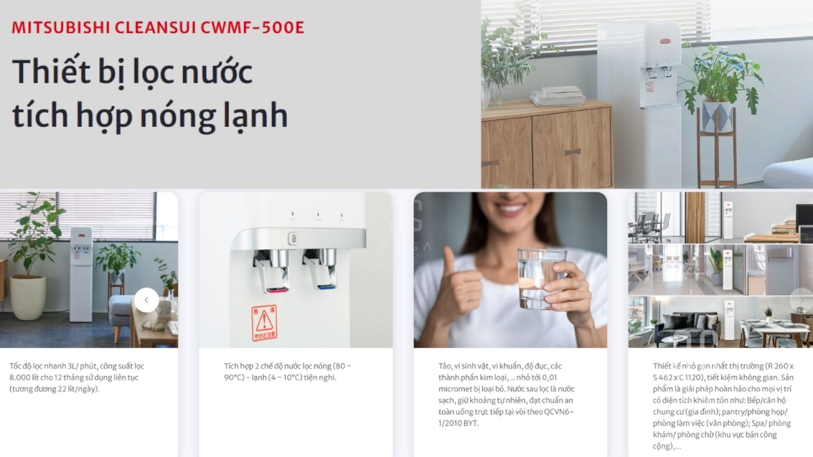 Máy lọc nước Mitsubishi Cleansui CWMF-500E