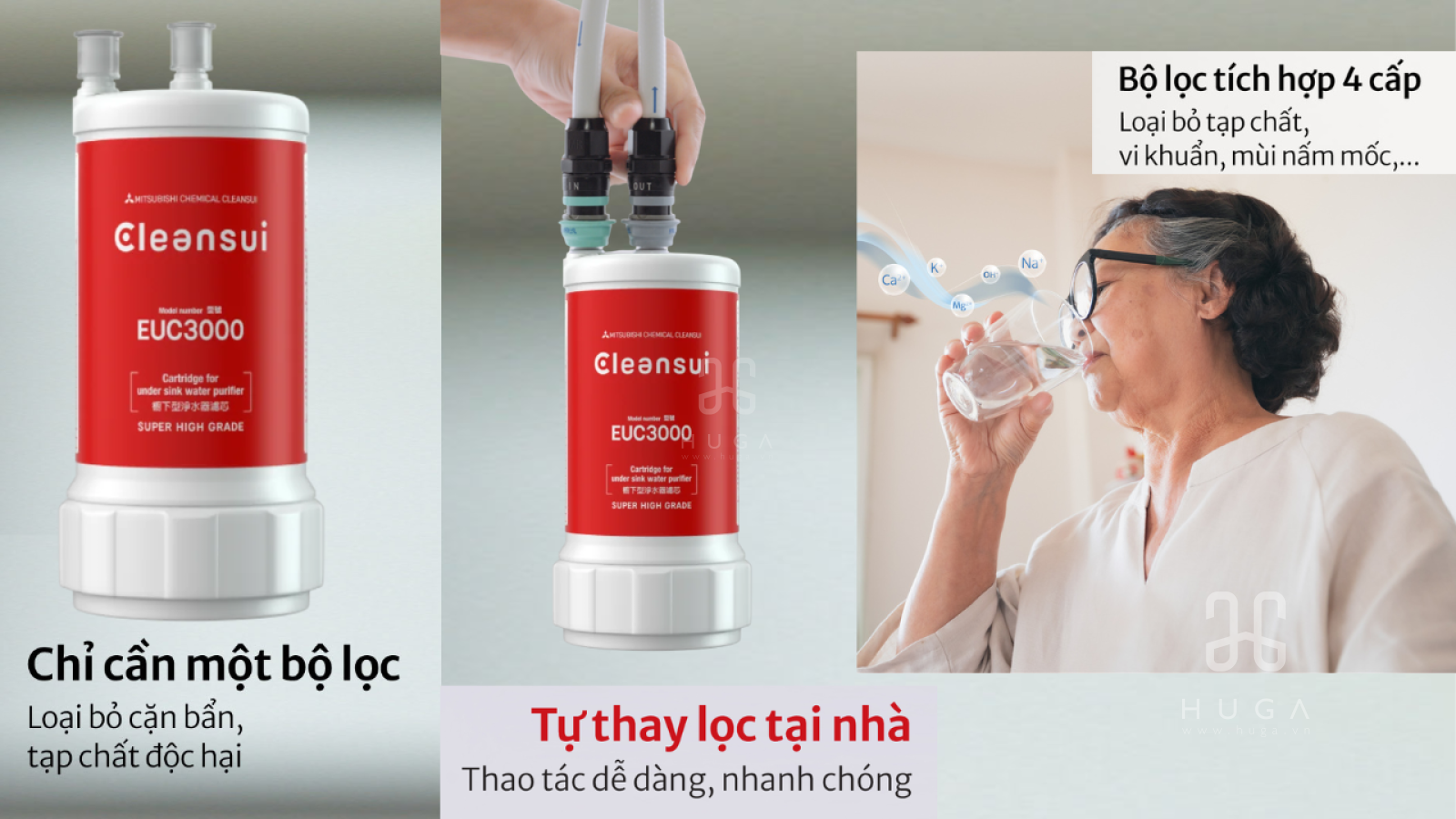 Bộ lọc Mitsubishi Cleansui EUC3000