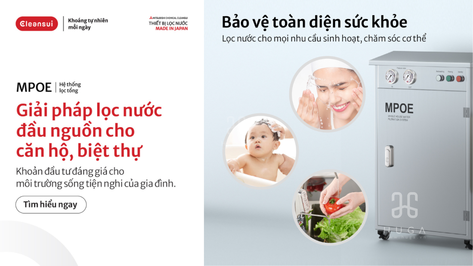 Hệ thống lọc tổng Mitsubishi Cleansui MPOE-P