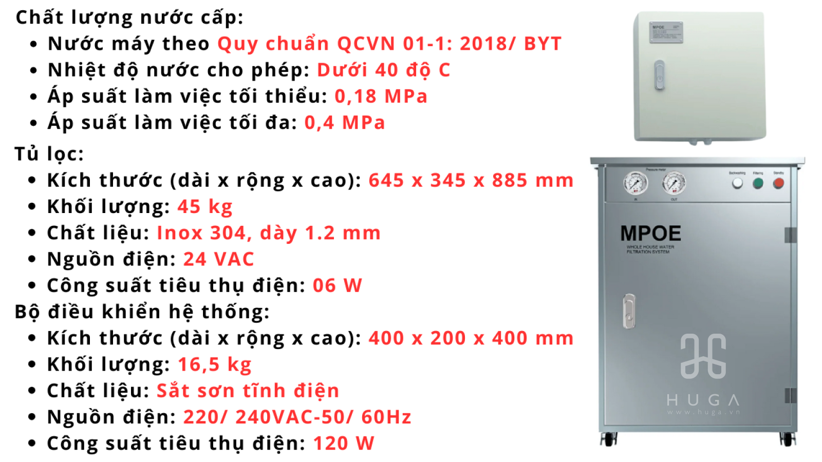 Hệ thống lọc tổng Mitsubishi Cleansui MPOE-S